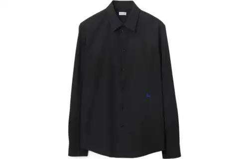 Burberry EKD-embroidered cotton shirt