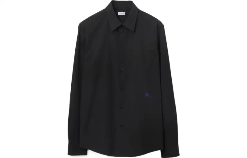 Burberry EKD-embroidered cotton shirt