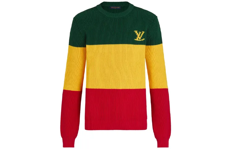 LOUIS VUITTON Pre Owned 2010s Logo Intarsia knit Jumper