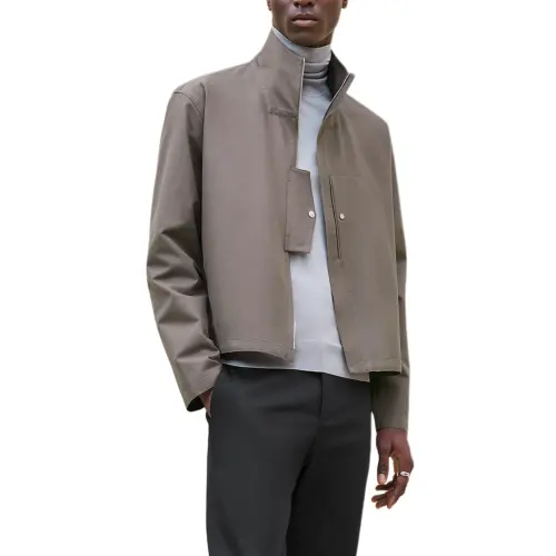 HERMES Shirt Men's Obsidian Stone