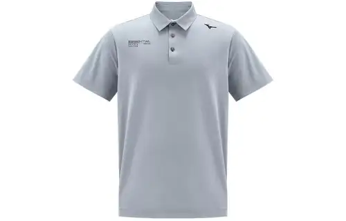 Mizuno ESSENTIAL Polo Shirt Men's Hong Kong Mist Gray