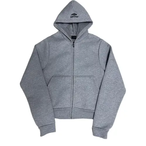 Balenciaga Logo Printed Zipped Hoodie