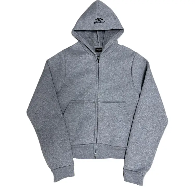 Balenciaga Logo Printed Zipped Hoodie