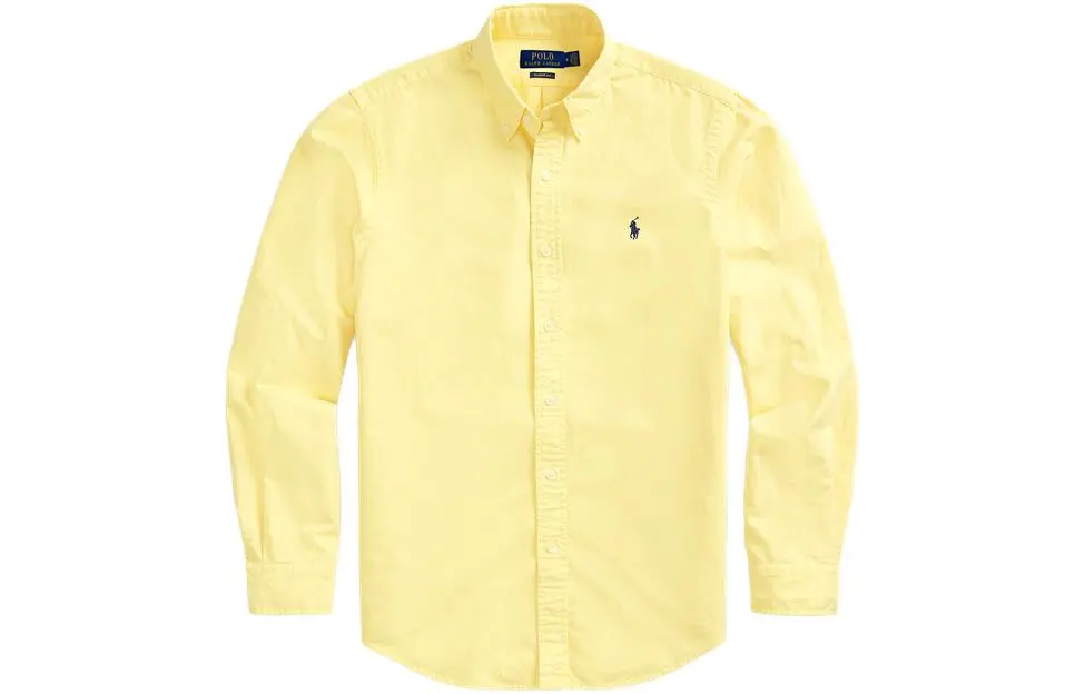 Polo Ralph Lauren FW23 Shirt Classic Version Men's Yellow