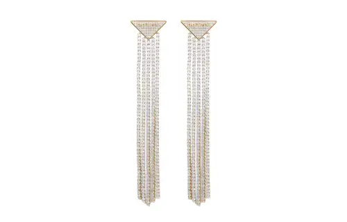 PRADA Earrings Women's Gold