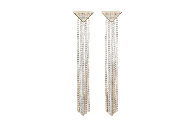 PRADA Earrings Women's Gold