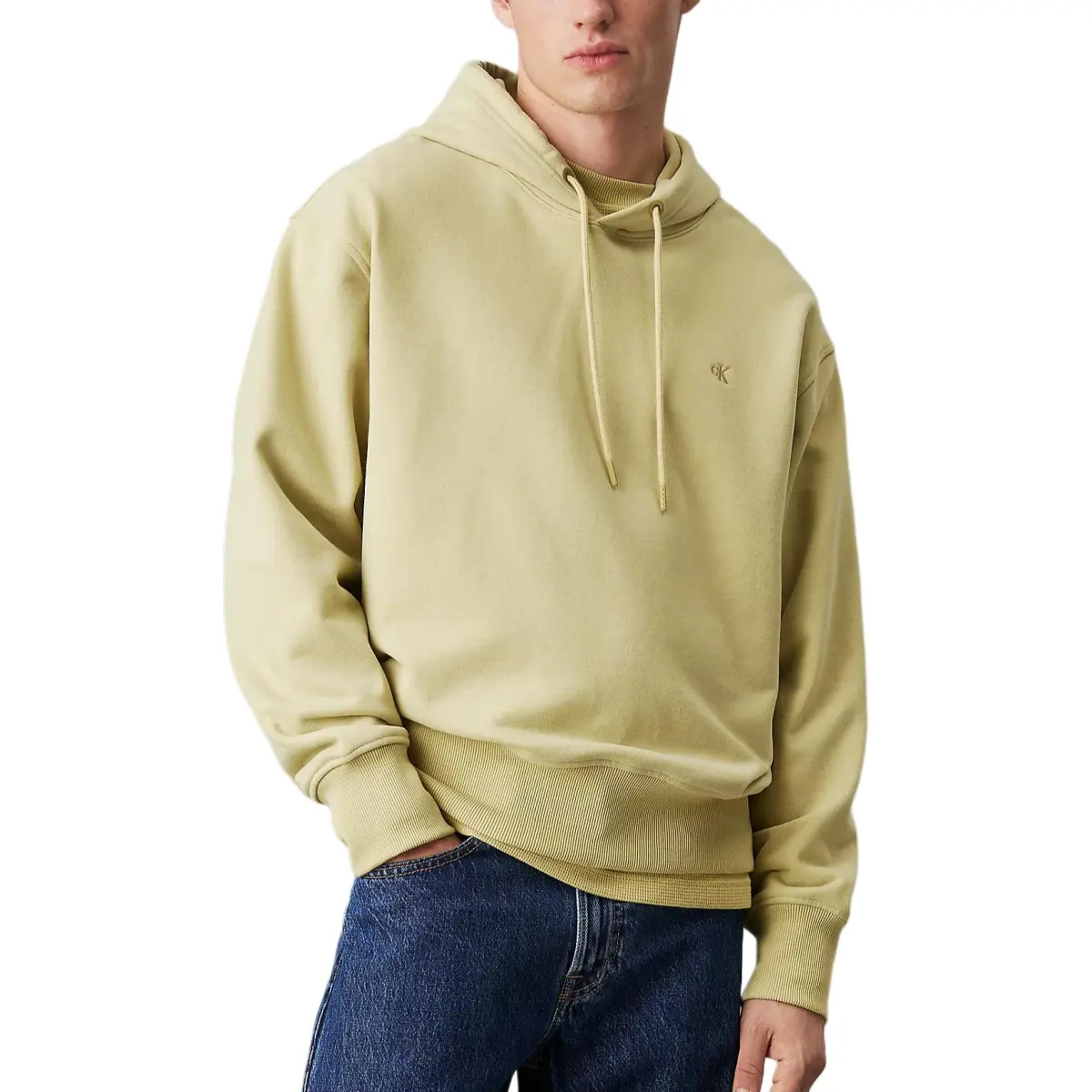 CALVIN KLEIN Sweatshirt Europe Version Men's Yellow