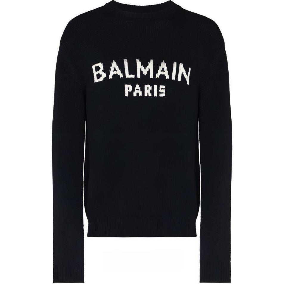Мужской свитер Balmain (темно-синий)