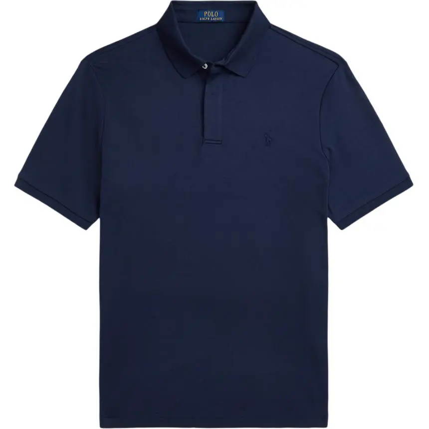 Polo Ralph Lauren SS24 Polo Shirt Classic Version Men's Elegant Dark Blue