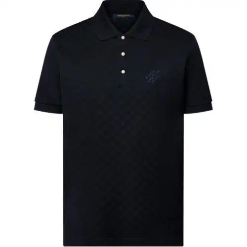 LOUIS VUITTON 1AGILG Damier Cotton Pique Polo