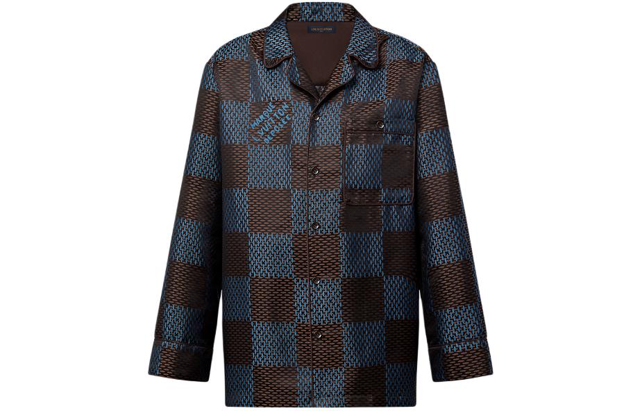 Мужская рубашка Louis Vuitton SS24 (разноцветный)