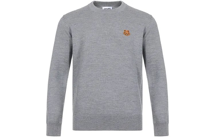 【Replicated_PMPrevious Season】Tiger embroidered crew neck jumper