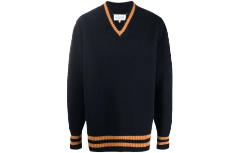 Maison Margiela FW21 Sweater Men's Dark Blue