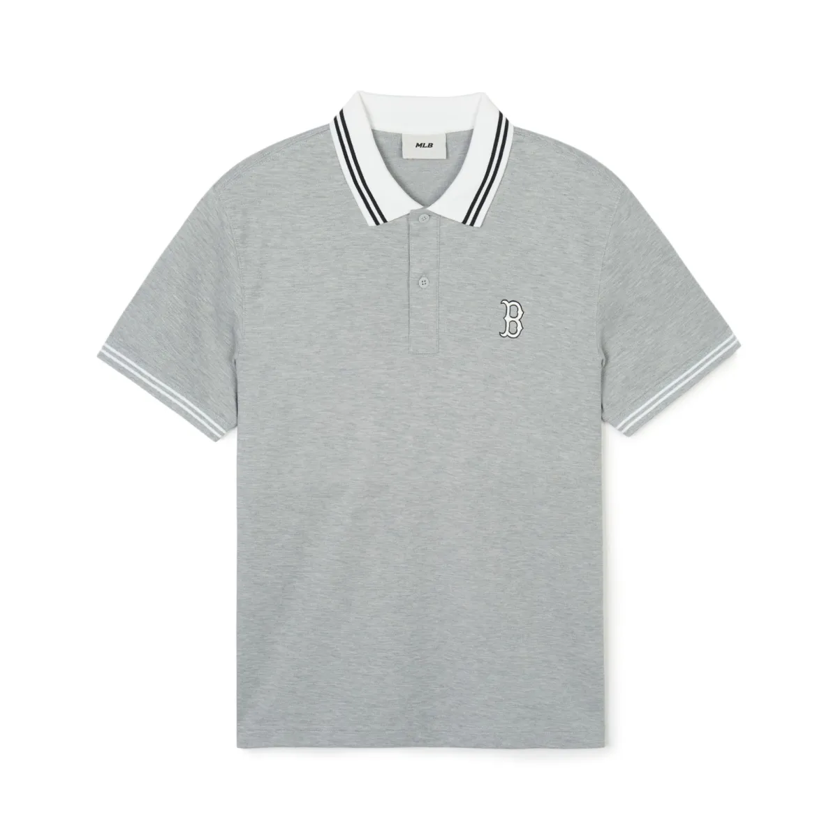 MLB Polo Shirt Unisex Light Gray
