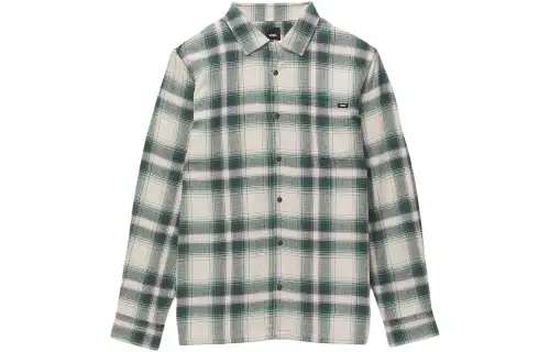 Vans SS24 Eastridge Long Sleeve Buttondown Shirt Men's Tavern Green