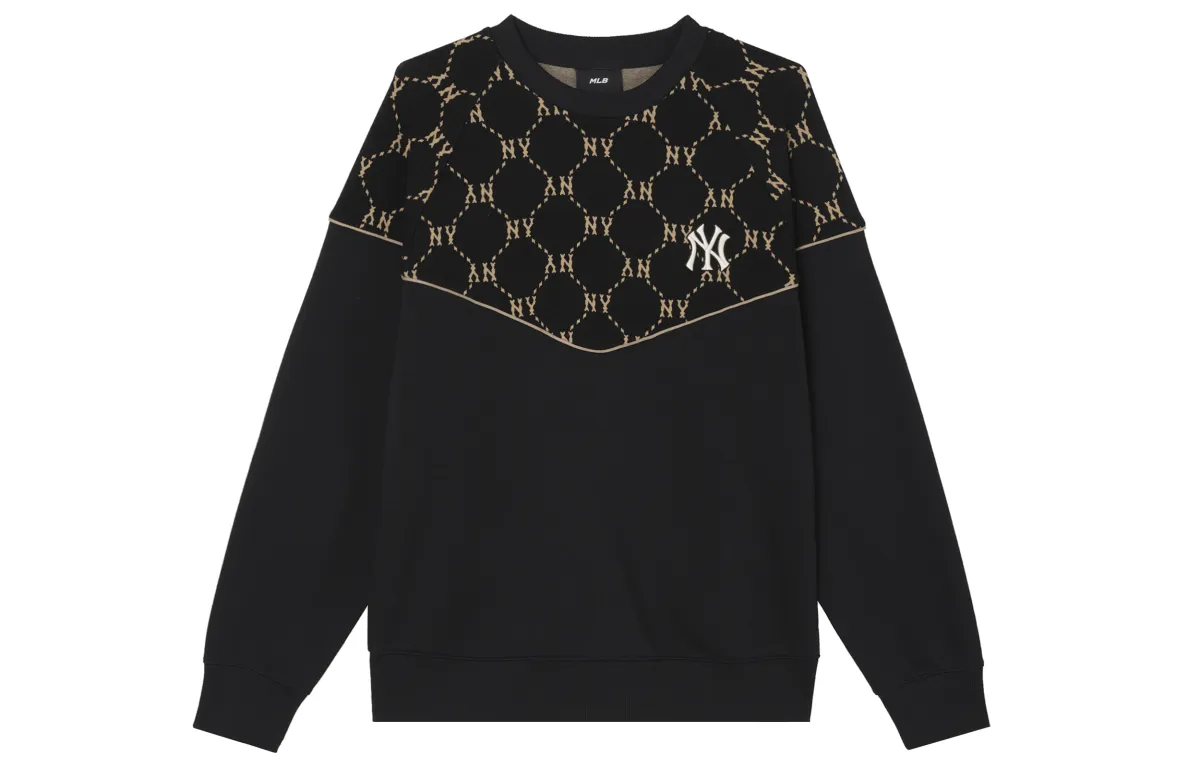 MLB New York Yankees Dia Monogram Sweatshirt Unisex Black