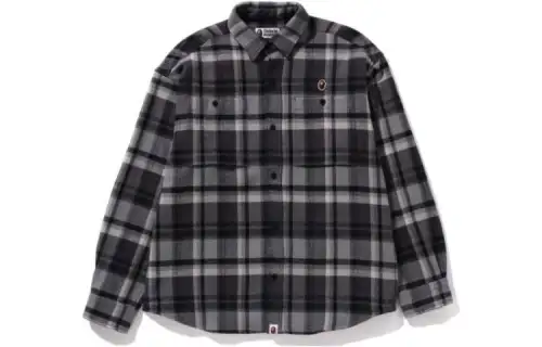 A BATHING APE Check Flannel Shirt