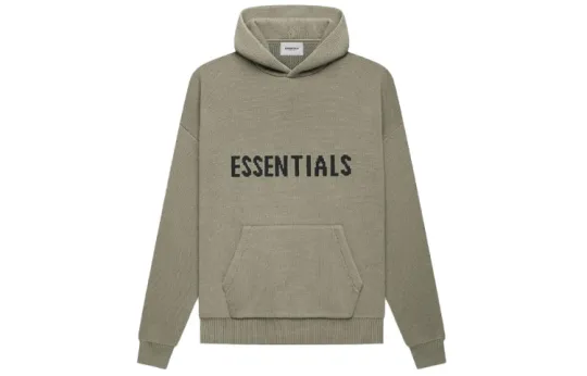 Fear Of God Essentials Knit Pullover Hoodie SS21