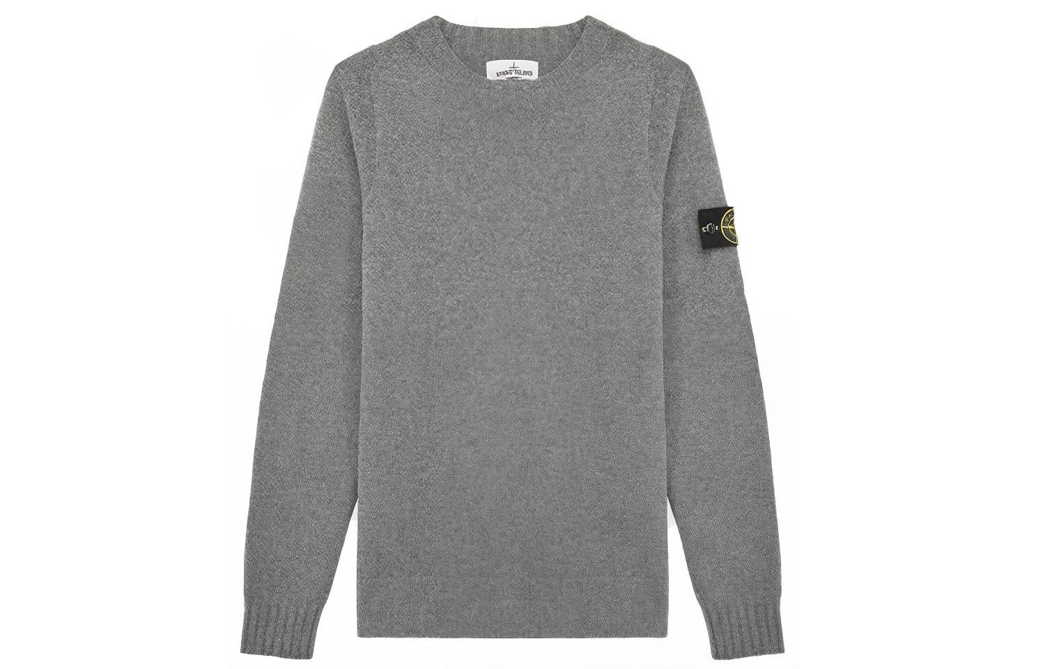 Мужской свитер STONE ISLAND (серый)