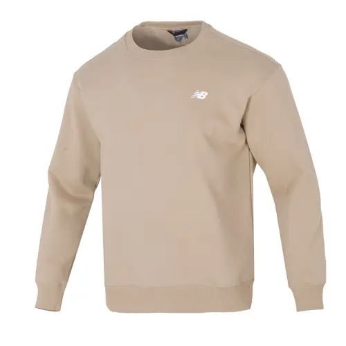 New Balance Running Fitness Training Fleece Lined Sweatshirt Men's Brown