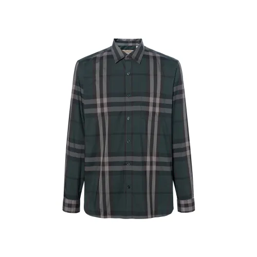 Burberry Shirts Men's Jasper Lapel Moderate Other