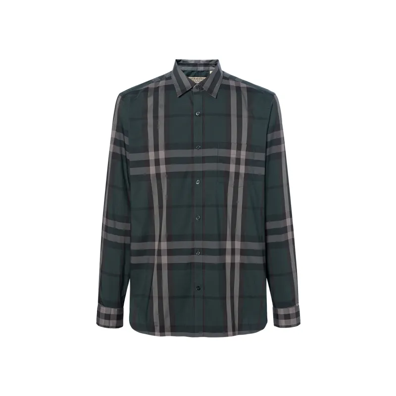 Burberry Shirts Men's Jasper Lapel Moderate Other