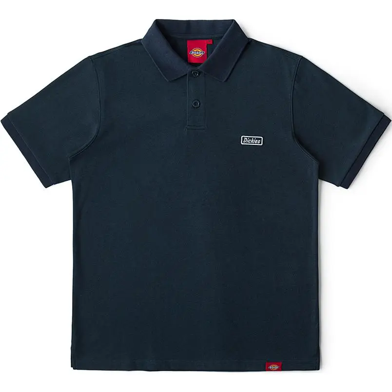 Dickies Polo Shirt Unisex Workwear Blue