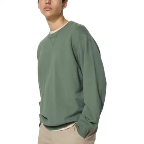 UNIQLO Sweatshirt Unisex Grass Green