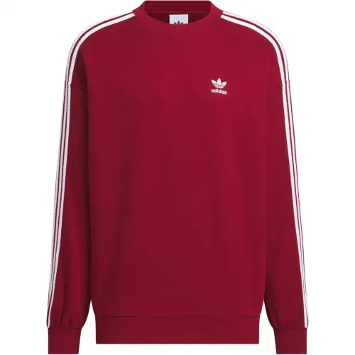 Adidas Originals ADICOLOR OVERSIZE CREW Sweatshirt Men's Scarlet