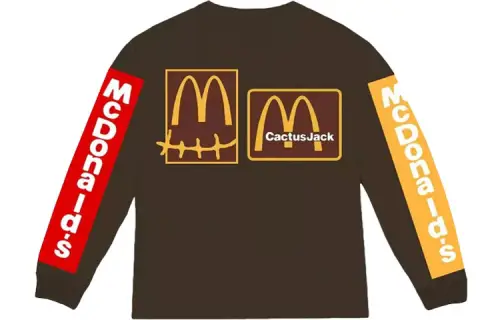 Travis Scott X CPFM 4 CJ Souvenir L/S T-Shirt Brown