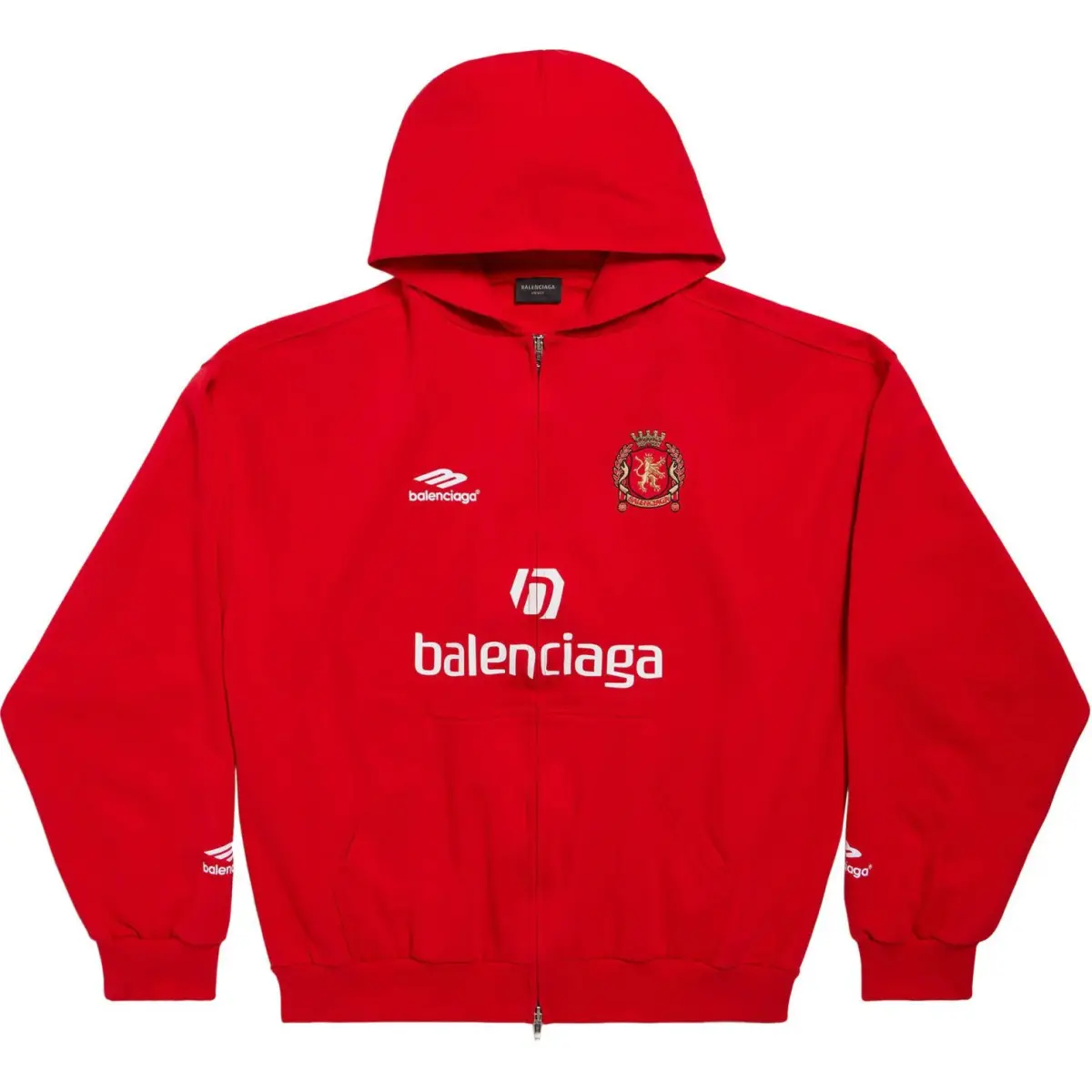 Balenciaga SS24 Sweatshirt Regular Fit Men's Red