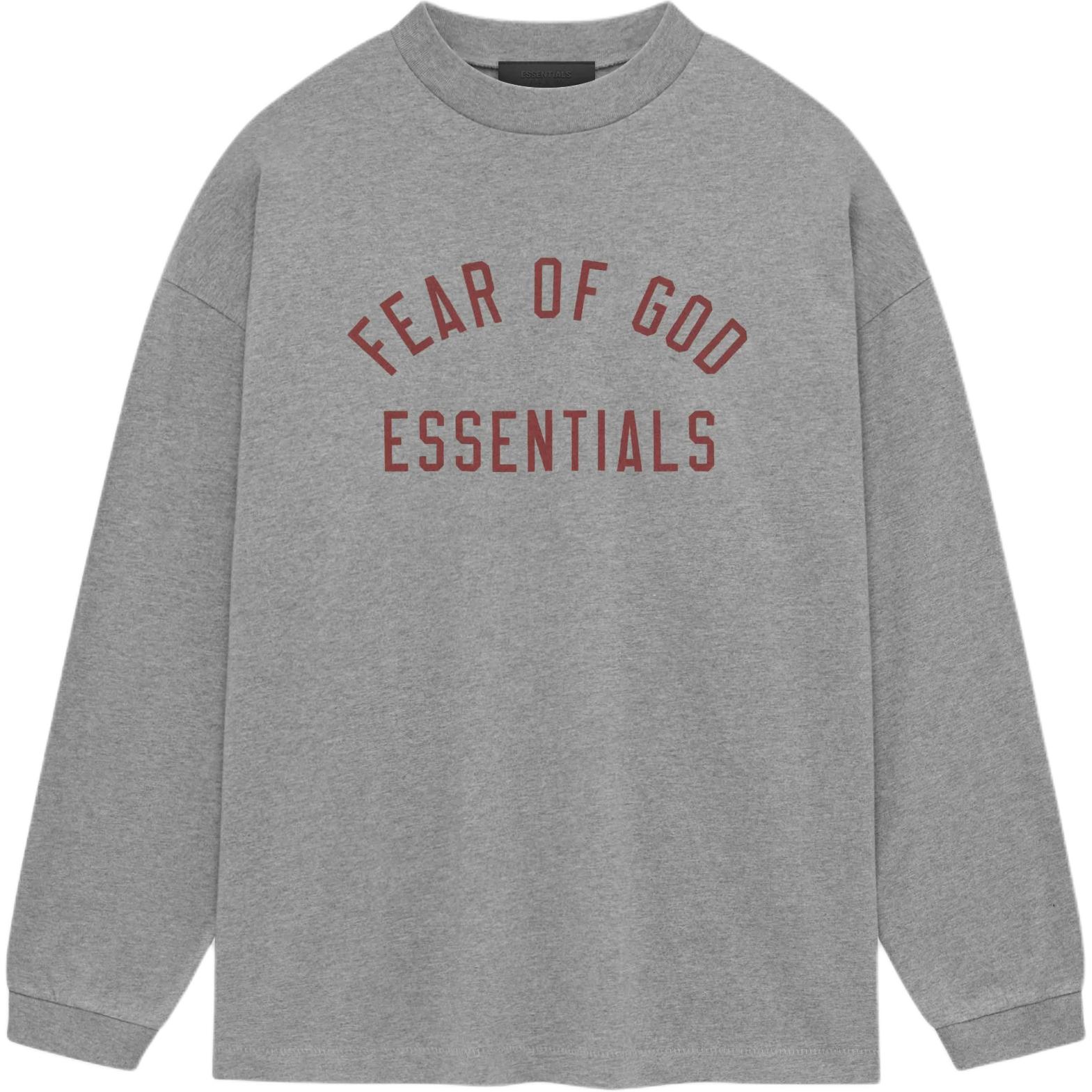Мужское худи Fear of God Essentials (серое)