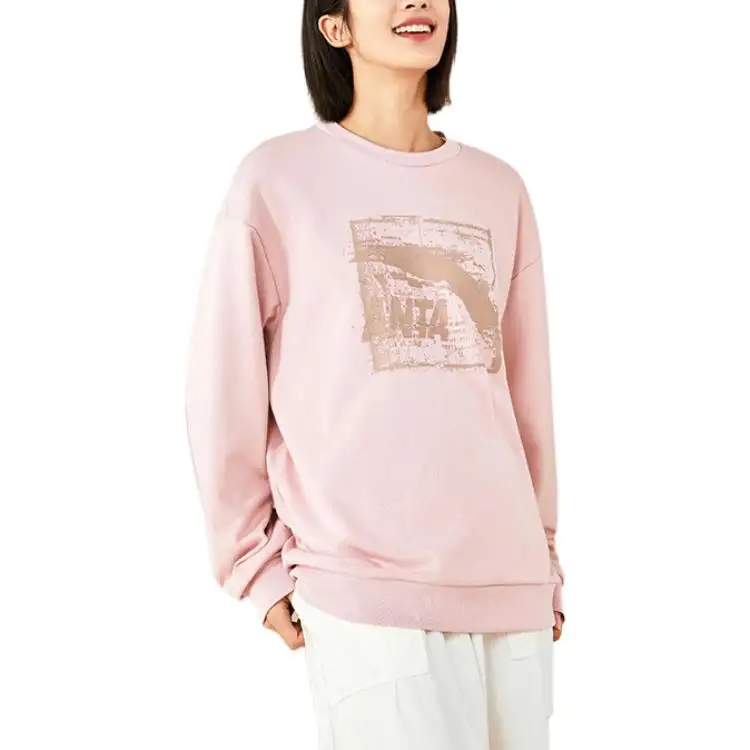 Anta Lifestyle Collection Sports Lifestyle Collection Sweatshirt Unisex Sulfur Mist Pink