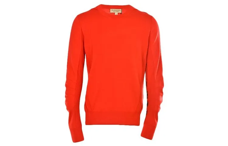 Burberry Loose Fit Knitwear Men's Red