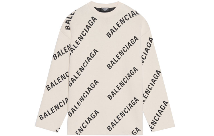 Мужской свитер Balenciaga (бежевый)