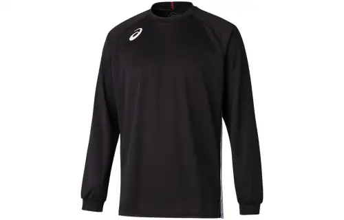 ASICS Team Practice Shirts Men's Black Crew Neck Moderate Other