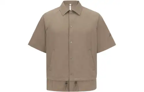 Reebok Shirts Men's Khaki Pointed Collar Moderate Other