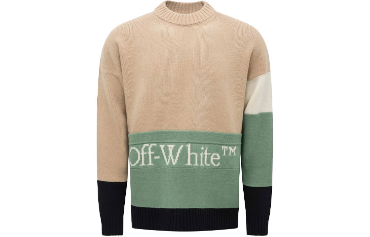 Мужской свитер OFF-WHITE OFF-WHITE SS21 Logo (разноцветный)