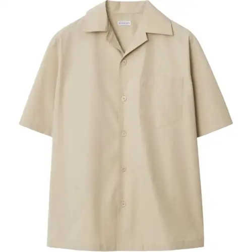 Burberry logo-embroidered shirt