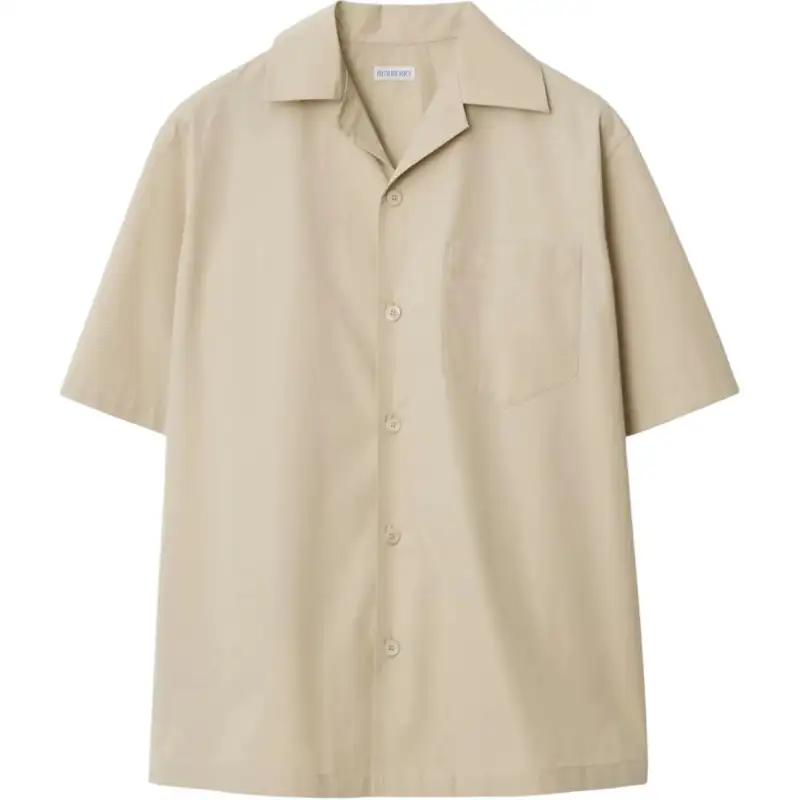 Burberry logo-embroidered shirt