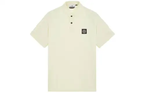 STONE ISLAND Polo Shirt Men's Light Yellow