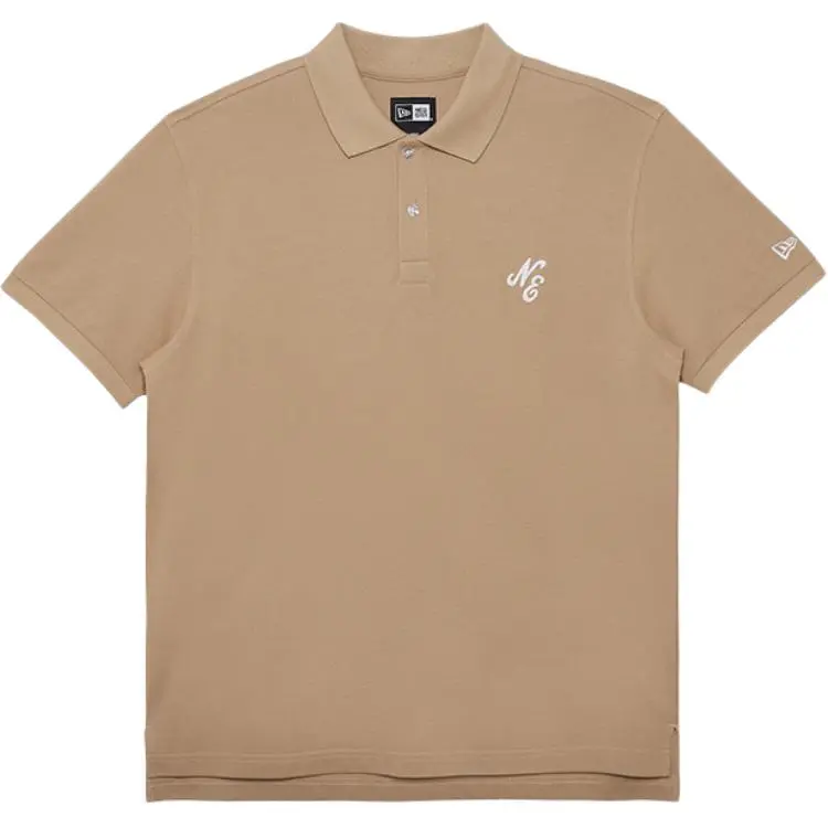 New Era SS24 Polo Shirt Unisex Khaki