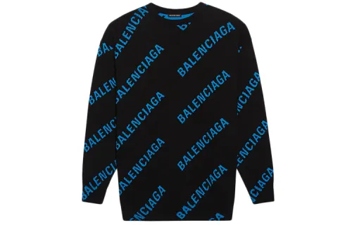 Balenciaga Pre Owned Monogram Crew neck Sweater