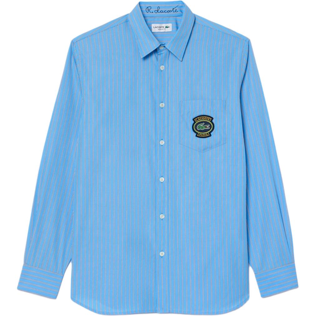Мужская рубашка LACOSTE (синяя)