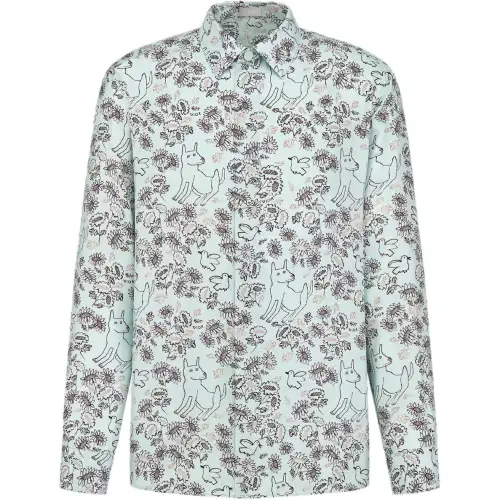 DIOR SS25 Summer Men's Clothing Collection Shirt Men's Green