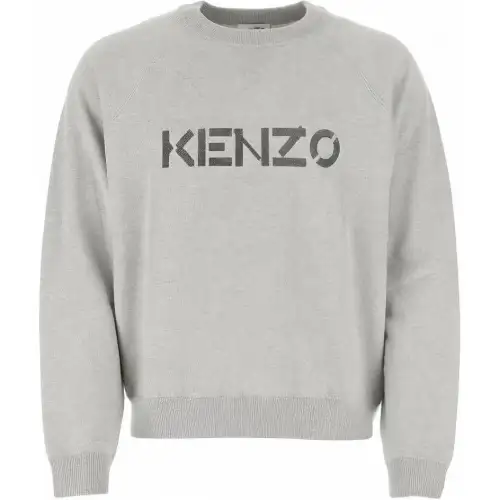 KENZO Sweaters Men's Gray Crew Neck Moderate Other