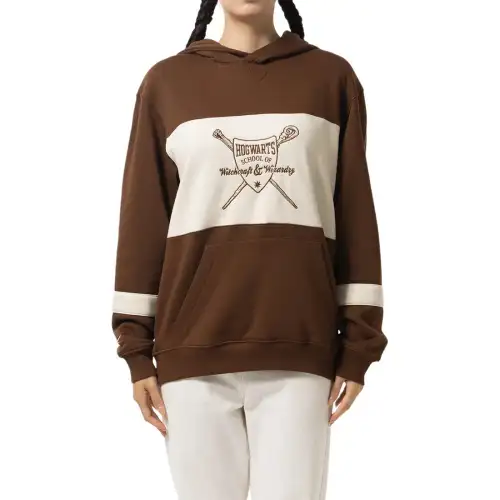 Reebok Sweatshirts Unisex Brown Hooded Moderate