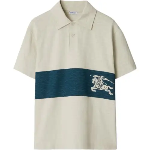 Burberry Ekd Striped Polo Shirt