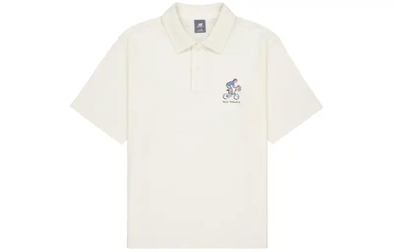 New Balance Polo Shirt Unisex White