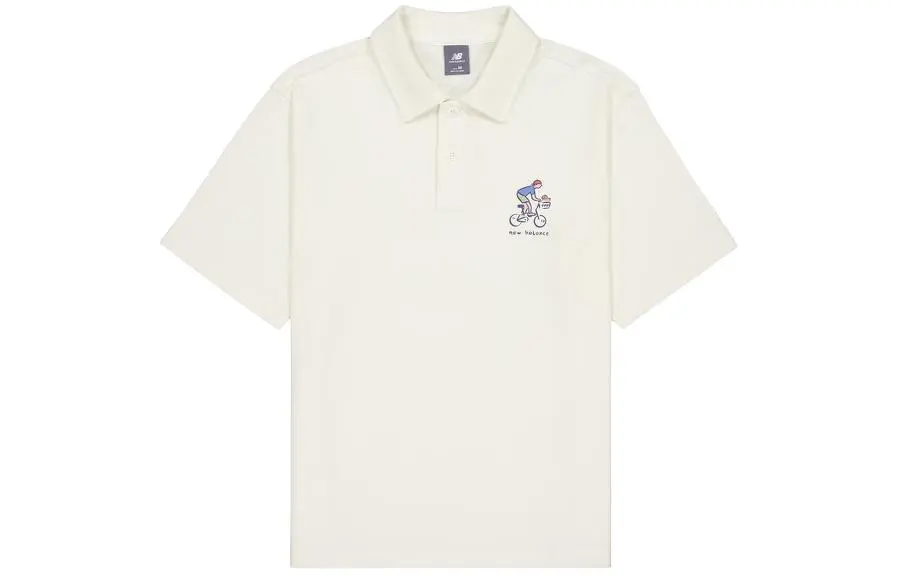 New Balance Polo Shirt Unisex White